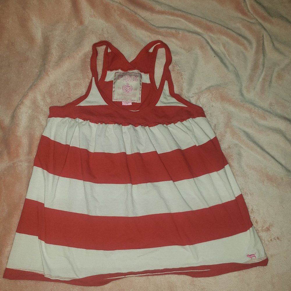 PINK RACER BACK TANK TOP